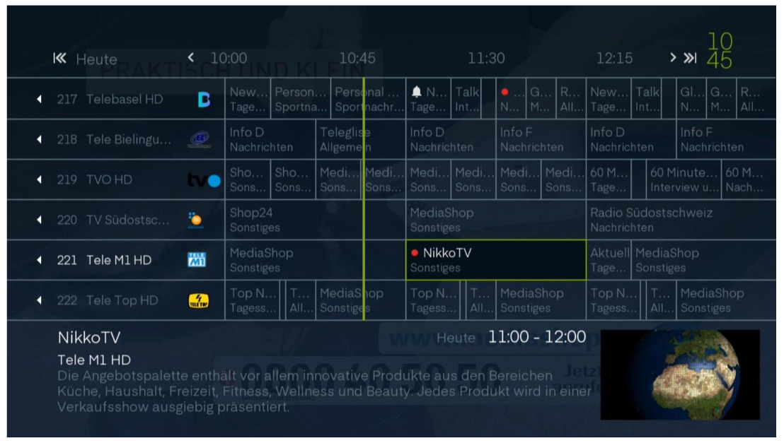Programmführer TV2.0